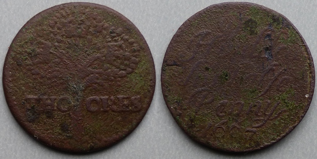 Howden, Tho Okes 1667 halfpenny